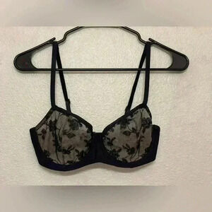 Felina Women's Sabrina Floral Plunge Contour‎ Bra Size 34 C